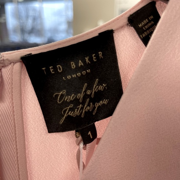 TED BAKER ELLAME 2-TONE SHEATH MIDI TWIST DRESS - Picture 6 of 16